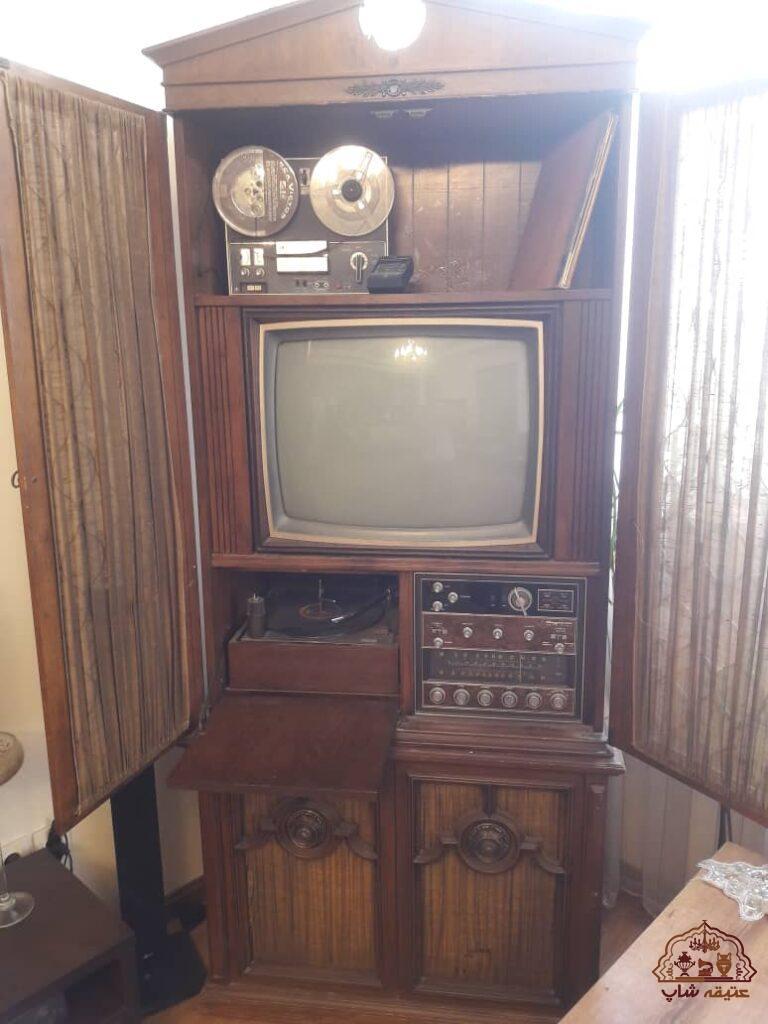 بوفه تلویزیون ،رادیو ،گرامافون ،ضبط صوت قدیمی Magnavox