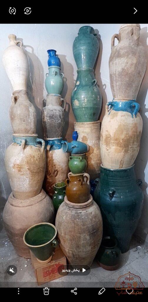 کلکسیون خمره و کوزه.کشکساب و لانجین و..