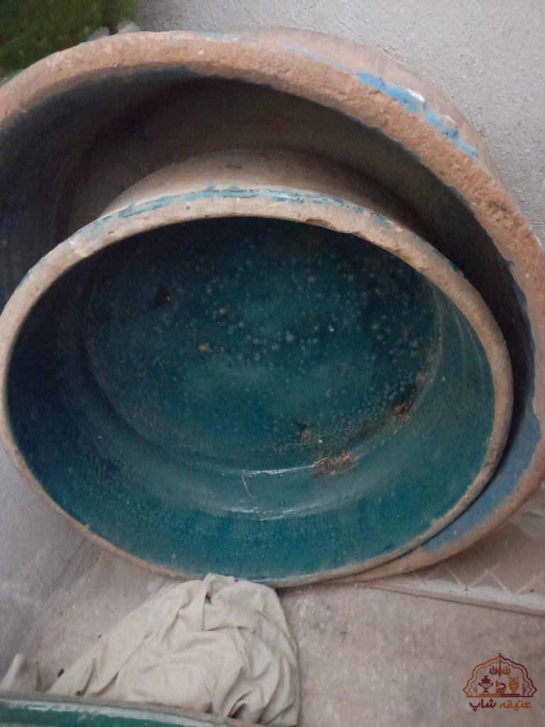 کلکسیون انواع خمره،کوزه و لانجین وگلدون قدیمی