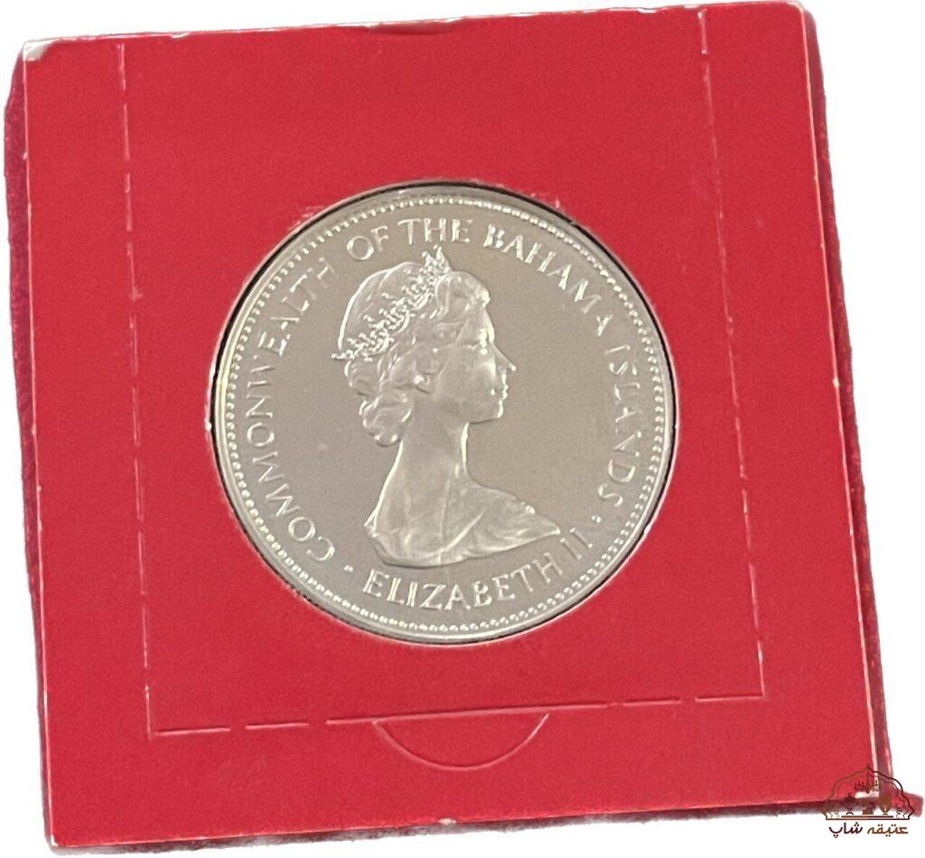 فروش سکه کامنولث جزایر باهاما با تصویر الیزابت دوم