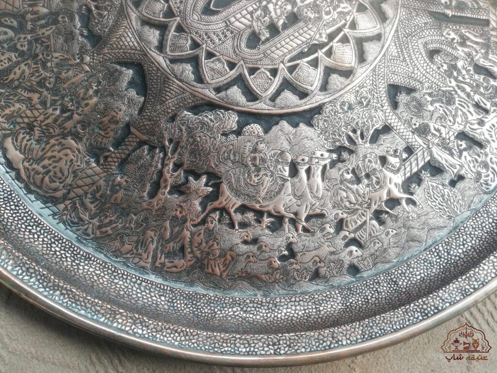 تابلو مسی قلمزنی