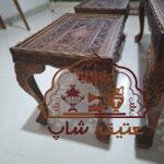 میز چوبی عطیقه چوب ساخت هندوستان ۱۳۴۸