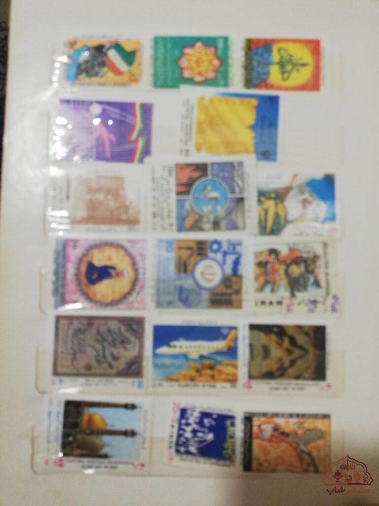 تعدادی اسکناس شاهی ویک البوم 400تایی تمبر قدیمی وجدید وتعدادی سکه