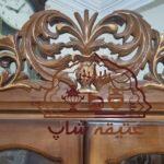 بوفه چوبی دوتکه