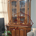 بوفه چوبی دوتکه